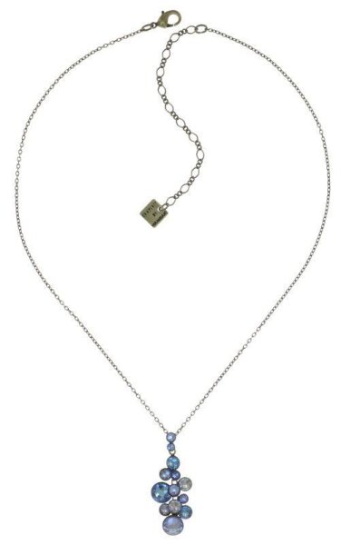 Konplott - Water Cascade - Beach Sea Sun, blue/brown, antique brass, necklace pendant