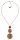 Konplott - Soul of Thorns - Sunset, BrownLight antique copper, necklace pendant, long