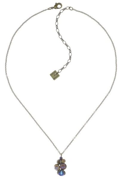 Konplott - Petit Glamour - Beach Sea Sun, blue/brown, antique brass, necklace pendant