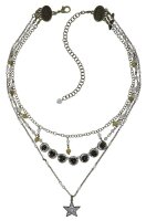 Konplott - Metal Crash - white, antique brass, necklace