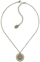 Konplott - Rosone gold - mat gold, necklace pendant