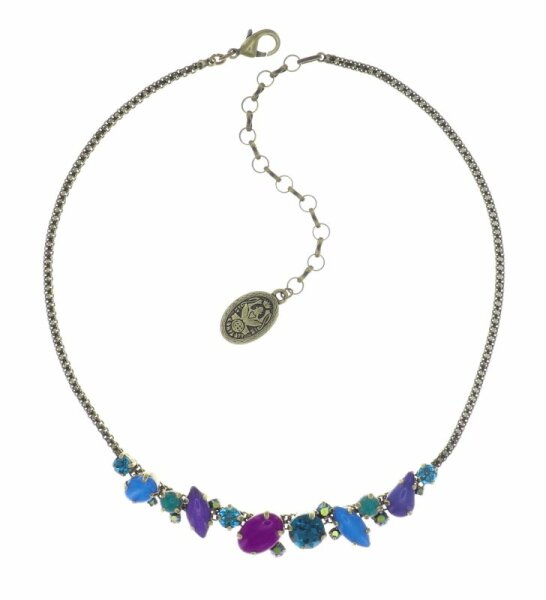 Konplott - Afternoon Tea - Poison Mix, Multi, antique brass, necklace