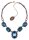 Konplott - African Glam - Dark Aquamarine, Blau, Antikkupfer, Halskette