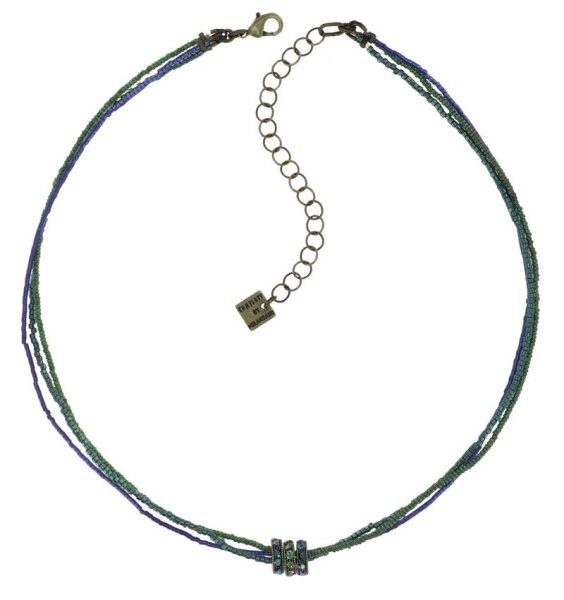 Konplott - African Glam - Light Tourmaline, Grün, Antikmessing, Halskette