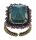Konplott - African Glam - Light Tourmaline, Grün, Antikmessing, Ring
