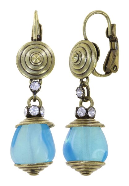 Konplott - Candycal - multi, Light antique brass, earring eurowire dangling
