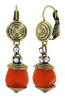 Konplott - Candycal - multi, Light antique brass, earring...