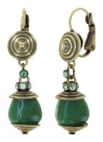 Konplott - Candycal - green, Light antique brass, earring...