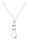 Konplott - Wireworks - Carbon Shine, black, antique silver, necklace pendant, long