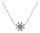 Konplott - Magic Fireball - Silver Shade, white, antique silver, necklace pendant, Classic Size