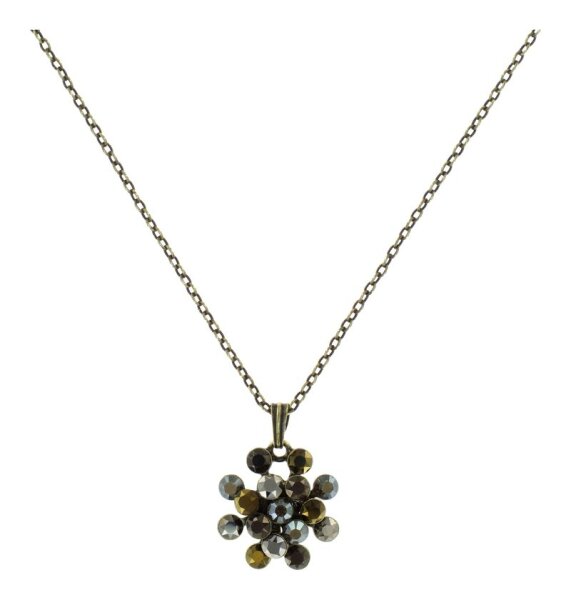 Konplott - Magic Fireball MINI - Antique Golds, dark brown, antique brass, necklace pendant mini