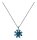 Konplott - Magic Fireball MINI - Deep Lagoon, Blau, Antiksilber, Halskette mit Anhänger MINI-Version