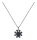 Konplott - Magic Fireball MINI - Graphite Grey, Schwarz, Antiksilber, Halskette mit Anhänger MINI-Version