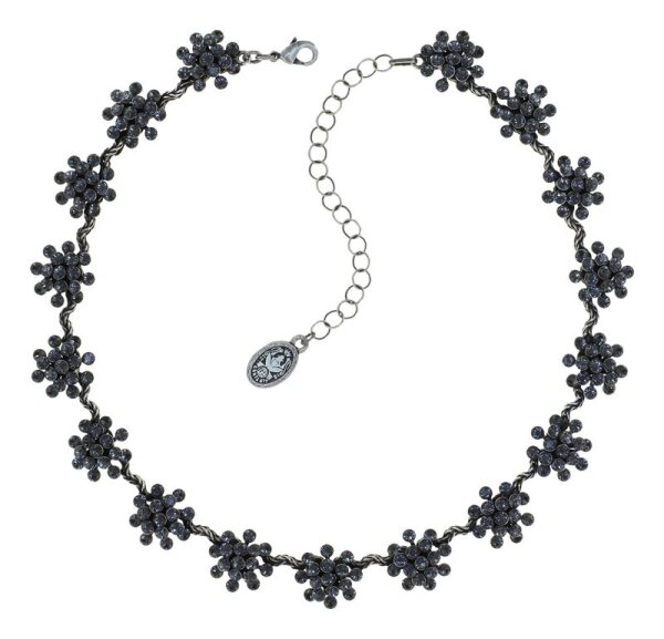 Konplott - Magic Fireball MINI - Graphite Grey, Schwarz, Antiksilber, Halskette Halskette MINI-Version