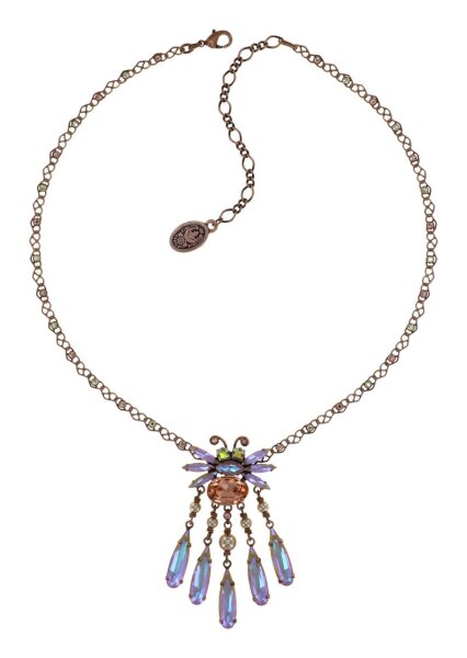 Konplott - Love Bugs - Bilitis, beige, antique copper, necklace