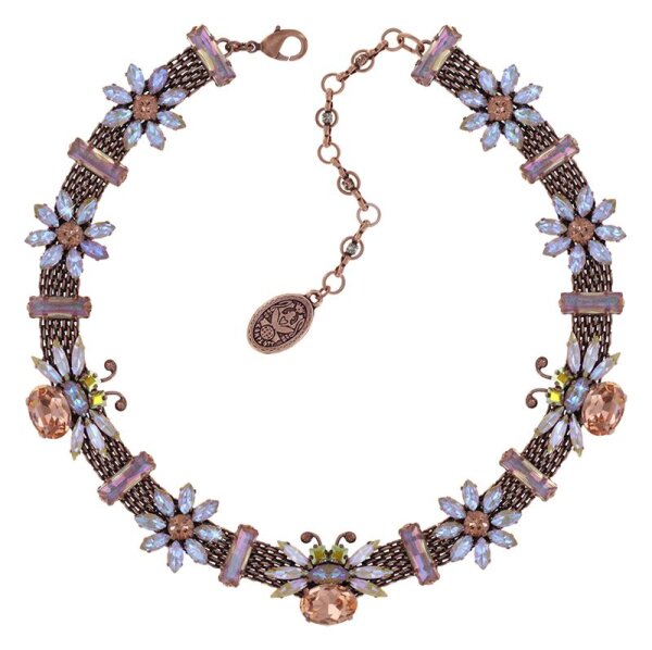 Konplott - Love Bugs - Bilitis, beige, antique copper, necklace collier