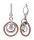 Konplott - Rings in Concert - Coppered Silver, shiny silver/antique copper, earring dangling