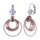 Konplott - Rings in Concert - Coppered Silver, shiny silver/antique copper, earring eurowire dangling