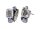 Konplott - Gems Riot - Moon Crystal, Weiß, Antiksilber, Ohrringe mit Stecker