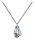 Konplott - Gems Riot - Moon Crystal, white, antique silver, necklace pendant
