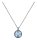 Konplott - Rivoli - blue/grey, crystal serenity gray delite, antique silver, necklace pendant