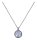 Konplott - Rivoli - pink/lila, crystal dusty pink delite, antique silver, necklace pendant