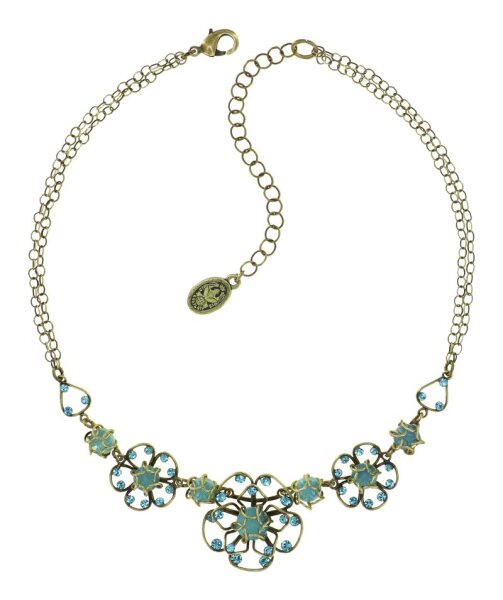 Konplott - Verlorene Unschuld am Gartenzaun - green, antique brass, necklace