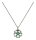 Konplott - Verlorene Unschuld am Gartenzaun - green, antique brass, necklace pendant