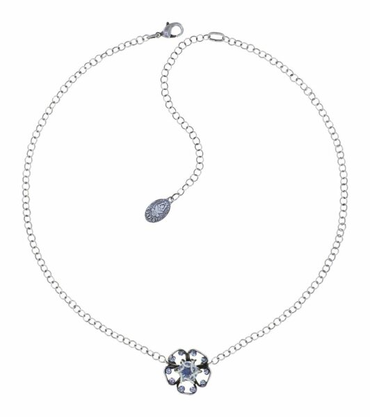 Konplott - Verlorene Unschuld am Gartenzaun - white, antique silver, necklace