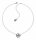 Konplott - Verlorene Unschuld am Gartenzaun - white, antique silver, necklace