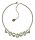 Konplott - Shopping Drops - white, antique brass, necklace