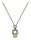 Konplott - Shopping Drops - white, antique brass, necklace pendant