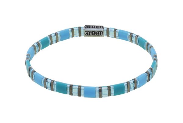 Konplott - Tilala - light blue, antique silver, bracelet elastic