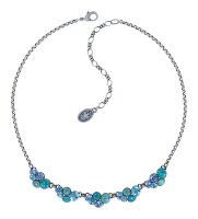 Konplott - Petit Glamour - hellblau, Antiksilber, Halskette