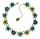 Konplott - Daisy Riot - green, antique brass, necklace