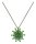 Konplott - Daisy Riot - green, antique brass, necklace pendant