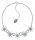 Konplott - Daisy Riot - white, antique silver, necklace
