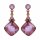 Konplott - Tea with Taylor - pink/lila, light antique copper, earring stud dangling