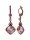 Konplott - Tea with Taylor - pink/lila, light antique copper, earring dangling