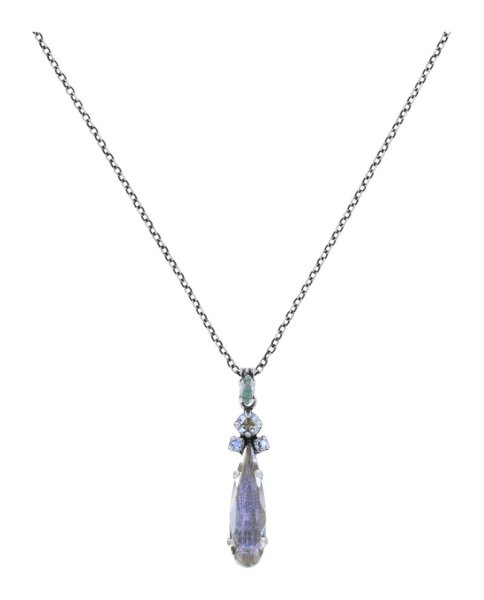 Konplott - Abegail - pastel multi, antique silver, necklace pendant