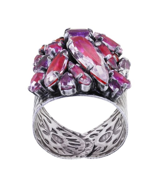 Konplott - Abegail - pink, antique silver, ring