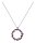 Konplott - Abegail - pink, antique silver, necklace pendant, long