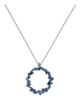 Konplott - Abegail - blue, antique silver, necklace...