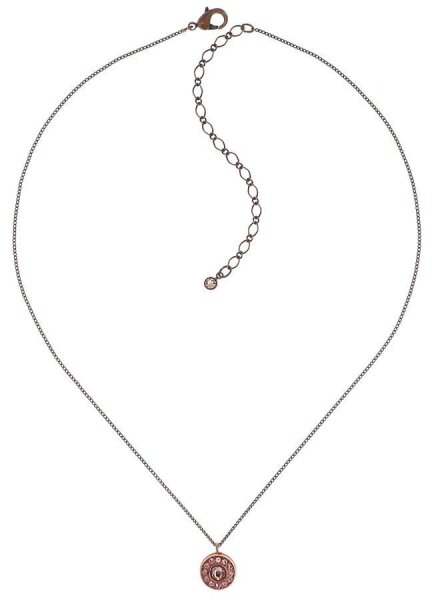 Konplott - Spell on You - pink, Light antique copper, necklace pendant