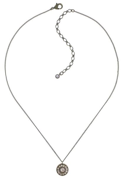 Konplott - Spell on You - white, Light antique brass, necklace pendant