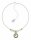 Konplott - Rings in Concert - silver/brass, shiny brass/shiny silver, necklace