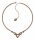 Konplott - Matrix - brown/orange, antique copper, necklace