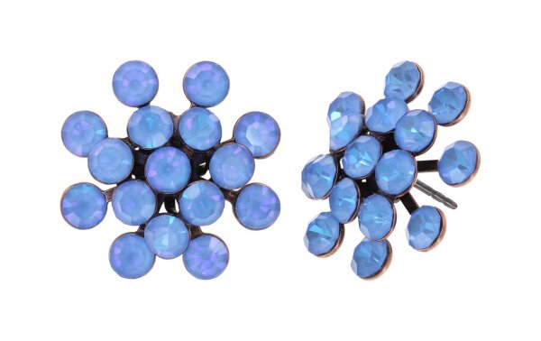 Konplott - Magic Fireball - blue, antique copper| MF22-2 F200, earring stud