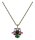 Konplott - Love Bugs - multi/green, antique brass, necklace pendant