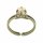 Konplott - Punk Classics - beige, antique brass, ring